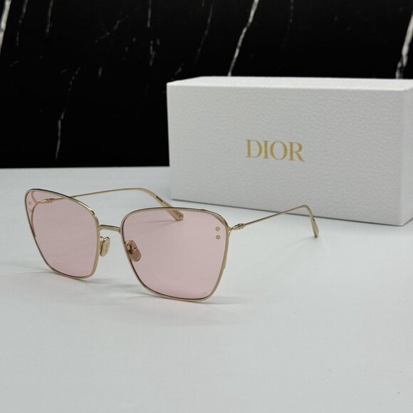 NEW  MISSDIOR B2U B0L0 WOMEN BUTTERFLY PINK DIOR SUNGLASSES DIOR MISS DIOR B2U - Picture 1 of 9